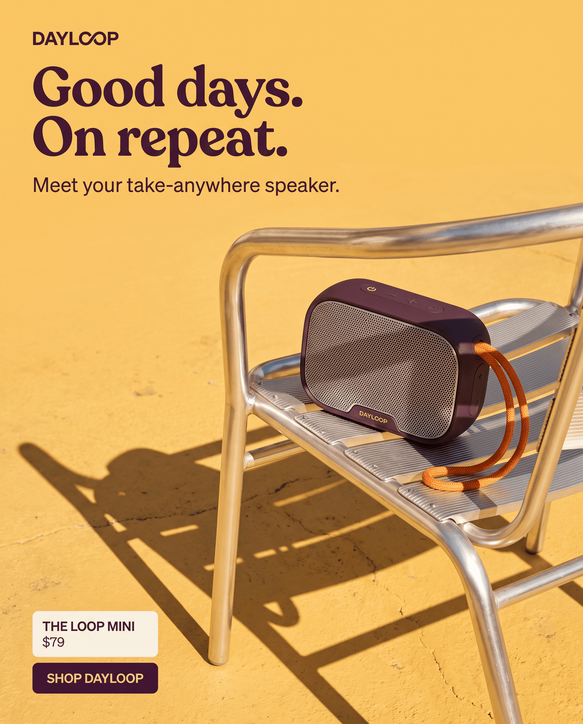 Dayloop static image ad created by MKRV Studios